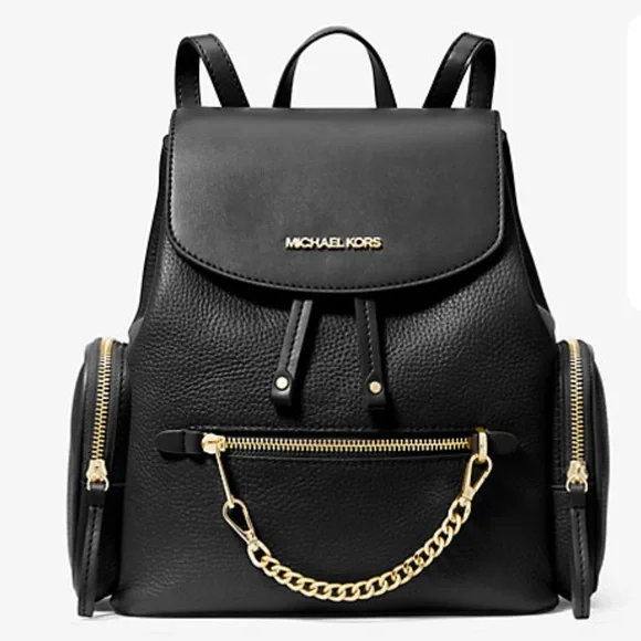 MICHAEL Michael Kors | Bags | Nwt Mk Black Mid Size Leather  display picture 3